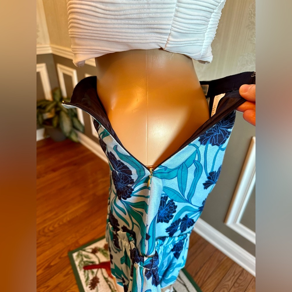 DRAPER JAMES! Buttercup Bloom🌸Madison Skirt/Buttercup Blue/Size-0 - Picture 7 of 13